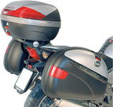 Monokey Canyon Black Side Bags - 50 Lt Canyon Nylon - Givi Compatible With Honda Cbf 600 S - N (2004-2012)