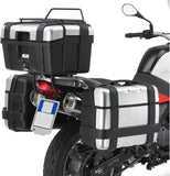 Monokey Trekker Lite Gray Side Cases - 70 Lt Trekker Lite Technopolymer - Givi Compatible With Bmw F 650 Gs (2004-2007)