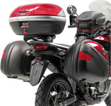 Valigie Laterali Monokey Trekker Alaska Alluminio Nero 72 Lt Trekker Alaska Alluminio - Givi Compatibile Con Honda Xl 700 V Transalp (2008-2013)