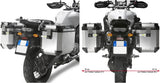 Valigie Laterali Monokey Cam-Side Trekker Outback Evo Smart Alluminio Nero + Serratura 88 Lt Trekker Outback Evo Smart Alluminio - Givi Compatibile Con Yamaha Xt 1200 Z Super Ténéré (2010-2020)