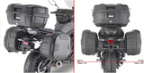 Monokey Trekker Black Side Cases - 92 Lt Trekker Aluminium - Givi Compatible With Yamaha Tracer 7 - Gt (2020-2024)