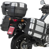 Borse Laterali Monokey Nero 50 Lt Plastica - Givi Compatibile Con Suzuki Dl 650 V-Strom L2 L3 L4 L5 L6 (2011-2016)