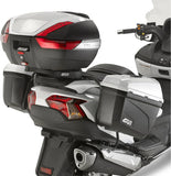 Bauletto + Valigie Laterali Trekker Alaska Alluminio Nero 116 Lt Trekker Alaska Alluminio - Givi Compatibile Con Suzuki An 650 Burgman - Executive (2013-2020)