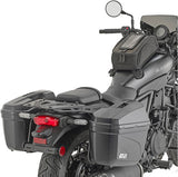 Monokey Trekker Dolomiti Black Aluminium Side Cases - 72 Lt Trekker Dolomiti Aluminium - Givi Compatible With Kawasaki Eliminator 500 (2024)