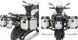 Valigie Laterali Monokey Cam-Side Trekker Outback Evo Smart Alluminio + Serratura 70 Lt Trekker Outback Evo Smart Alluminio - Givi Compatibile Con Bmw F 650 Gs (2008-2017)