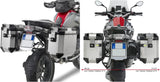 Valigie Laterali Monokey Cam-Side Trekker Outback Evo Smart Alluminio + Serratura 84 Lt Trekker Outback Evo Smart Alluminio - Givi Compatibile Con Bmw R 1200 Gs Adventure (2014-2018)