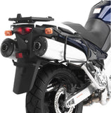 Monokey Canyon Black Side Bags - 70 Lt Canyon Nylon - Givi Compatible With Suzuki Dl 1000 V-Strom (2002-2011)