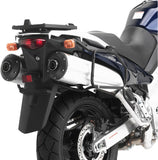 Valigie Laterali Monokey Trekker Alaska Alluminio Nero 72 Lt Trekker Alaska Alluminio - Givi Compatibile Con Kawasaki Klv 1000 (2004-2010)