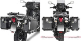 Monokey Cam-Side Trekker Outback Evo Smart Aluminium Side Cases + Locks - 70 Lt Trekker Outback Evo Smart Aluminium - Givi Compatible With Triumph Tiger 1200 Explorer (2016-2017)