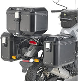 Valigie Laterali Monokey Trekker Dolomiti Alluminio Nero 60 Lt Trekker Dolomiti Alluminio - Givi Compatibile Con Royal Enfield Himalayan (2018-2020)