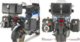 Valigie Laterali Monokey Cam-Side Trekker Outback Evo Smart Alluminio Nero + Serratura 88 Lt Trekker Outback Evo Smart Alluminio - Givi Compatibile Con Honda Crf 1100 L Africa Twin Adventure Sports (2020-2023)