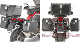 Valigie Laterali Monokey Cam-Side Trekker Outback Evo Smart Alluminio + Serratura 70 Lt Trekker Outback Evo Smart Alluminio - Givi Compatibile Con Honda Crf 1100 L Africa Twin (2020-2023)