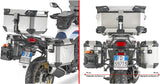 Valigie Laterali Monokey Cam-Side Trekker Outback Evo Smart Alluminio Anodizzato + Serratura 96 Lt Trekker Outback Evo Smart Alluminio Anodizzato - Givi Compatibile Con Honda Xl 750 Transalp (2023-2024)
