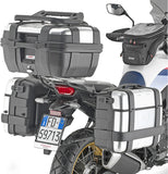 Valigie Laterali Monokey Trekker Alaska Alluminio Nero 72 Lt Trekker Alaska Alluminio - Givi Compatibile Con Honda Xl 750 Transalp (2023-2024)