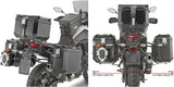 Valigie Laterali Monokey Cam-Side Trekker Outback Evo Smart Alluminio Nero + Serratura 77 Lt Trekker Outback Evo Smart Alluminio - Givi Compatibile Con Yamaha Ténéré 700 (2021-2024)