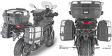 Monokey Black Side Cases - 44 Lt Technopolymer - Givi Compatible With Yamaha Tracer 9 - Gt - Gt+ (2021-2024)