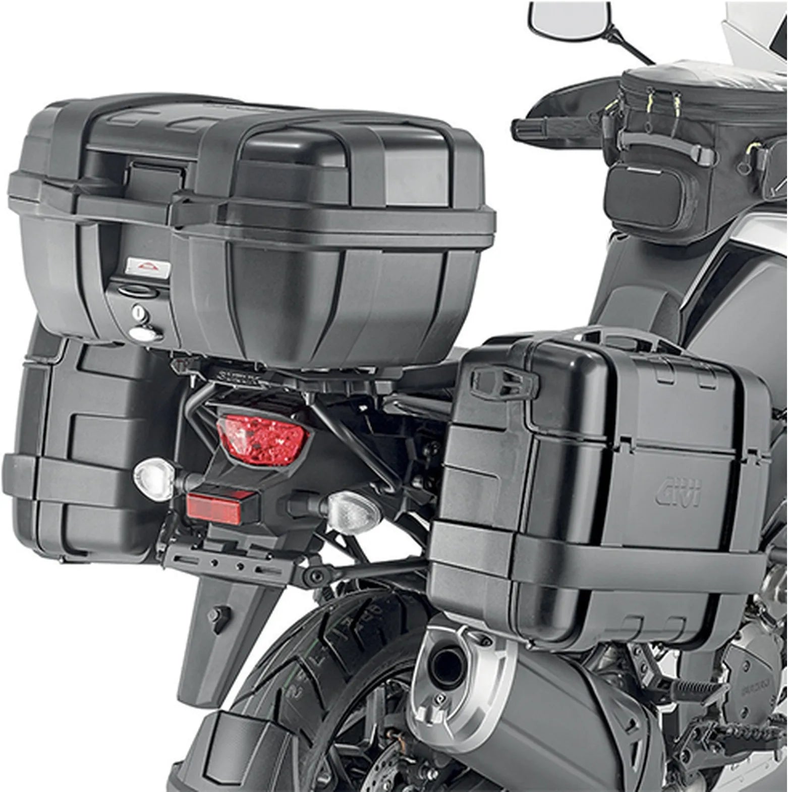 Borse Laterali Monokey Nero 50 Lt Plastica - Givi Compatibile Con Suzuki V-Strom 1050 De (2023)