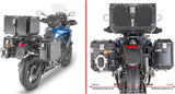Valigie Laterali Monokey Cam-Side Trekker Outback Evo Smart Alluminio Nero + Serratura 88 Lt Trekker Outback Evo Smart Alluminio - Givi Compatibile Con Triumph Tiger 1200 Gt - Pro (2022-2024)