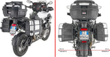 Borse Laterali Monokey Canyon Nero 70 Lt Canyon Nylon - Givi Compatibile Con Triumph Tiger 1200 Gt Explorer (2022-2024)