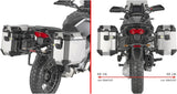 Monokey Cam-Side Trekker Outback Evo Smart Anodized Aluminium Side Cases + Locks - 84 Lt Trekker Outback Evo Smart Anodized Aluminium - Givi Compatible With Moto Guzzi Stelvio 1000 (2024)