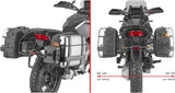 Monokey Trekker Lite Black Side Cases - 70 Lt Trekker Lite Technopolymer - Givi Compatible With Moto Guzzi Stelvio 1000 (2024)