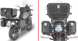 Monokey Trekker Alaska Black Aluminium Side Cases - 72 Lt Trekker Alaska Aluminium - Givi Compatible With Moto Morini X-Cape 649 (2021-2024)