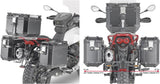 Valigie Laterali Monokey Cam-Side Trekker Outback Evo Smart Alluminio Anodizzato + Serratura 88 Lt Trekker Outback Evo Smart Alluminio Anodizzato - Givi Compatibile Con Moto Guzzi V85 Tt (2019-2023)