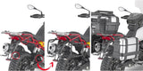 Valigie Laterali Monokey Trekker Lite Grigio 70 Lt Trekker Lite Plastica - Givi Compatibile Con Moto Guzzi V85 Tt (2019-2023)