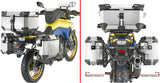 Valigie Laterali Monokey Cam-Side Trekker Outback Evo Smart Alluminio + Serratura Dx Scantonata 88 Lt Trekker Outback Evo Smart Alluminio - Givi Compatibile Con Suzuki V-Strom 800 De (2023-2024)