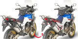 Monokey Canyon Black Side Bags - 70 Lt Canyon Nylon - Givi Compatible With Honda Crf 1000 L Africa Twin Adventure Sports (2018-2019)