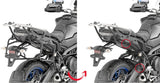 Bauletto + Valigie Laterali Nero 84 Lt Plastica - Givi Compatibile Con Yamaha Tracer 900 - Gt (2018-2020)