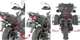 Valigie Laterali Monokey Trekker Alaska Alluminio 72 Lt Trekker Alaska Alluminio - Givi Compatibile Con Kawasaki Versys 1000 - Se (2019-2024)