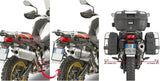 Monokey Trekker Black Side Cases - 66 Lt Trekker Aluminium - Givi Compatible With Bmw F 800 Gs (2024)