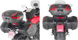 Monokey Side Silver Tech Side Cases - 74 Lt Technopolymer - Givi Compatible With Yamaha Tracer 9 - Gt - Gt+ (2021-2024)