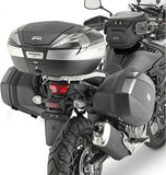 Valigie Laterali Monokey Side Argento 74 Lt Plastica - Givi Compatibile Con Suzuki Dl 650 V-Strom (2017-2024)