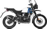 Terminale Di Scarico Catalizzato E Con Omologazione Suono Oval Inox Nero - Mivv Compatibile Con Royal Enfield Scram 411 (2022-2024)