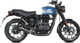 Terminale Di Scarico Con Omologazione Suono Hr-1 Inox Nero Carbonio - Mivv Compatibile Con Royal Enfield Hntr 350 (2022-2024)