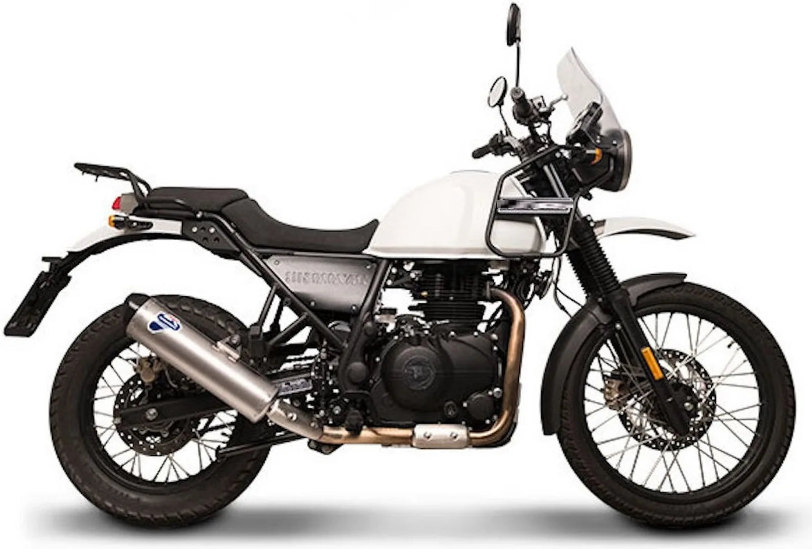 Terminale Di Scarico Senza Omologazione Suono Relevance Acciaio Inox - Termignoni Compatibile Con Royal Enfield Himalayan (2018-2020)