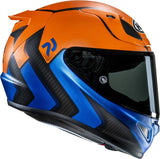 Casco Integrale Per Moto Hjc Rpha 12 P.I.M. Evo (Carbon-Aramid/Fiberglass/Natural Fiber) Mc27Sf Kos Taglia 08 M
