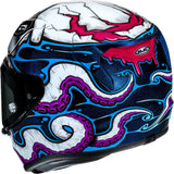 Casco Integrale Per Moto Hjc Rpha 12 P.I.M. Evo (Carbon-Aramid/Fiberglass/Natural Fiber) Mc28 Kraken Taglia 11 Xxl