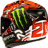 Casco Integrale Per Moto Hjc Rpha 12 P.I.M. Evo (Carbon-Aramid/Fiberglass/Natural Fiber) Mc1 Quartararo Replica Ii Taglia 10 Xl