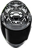 Casco Integrale Per Moto Hjc Rpha 12 P.I.M. Evo (Carbon-Aramid/Fiberglass/Natural Fiber) Mc5 Quartararo Replica Taglia 08 M