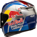 Casco Integrale Per Moto Hjc Rpha 12 P.I.M. Evo (Carbon-Aramid/Fiberglass/Natural Fiber) Mc21 Red Bull Austin Gp 2 Taglia 05 Xxs