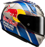 Casco Integrale Per Moto Hjc Rpha 12 P.I.M. Evo (Carbon-Aramid/Fiberglass/Natural Fiber) Mc21 Red Bull Austin Gp 2 Taglia 08 M