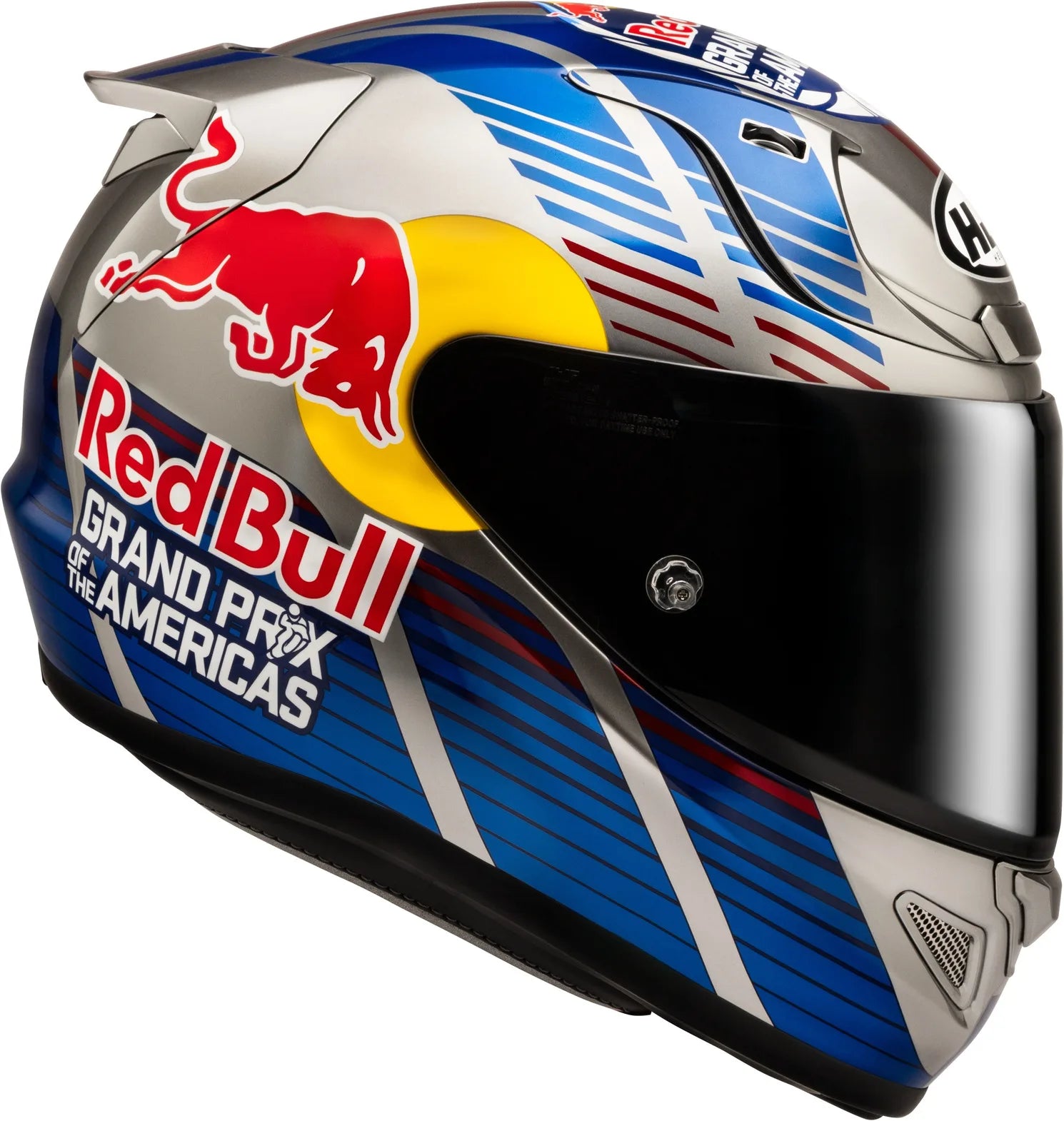 Casco Integrale Per Moto Hjc Rpha 12 P.I.M. Evo (Carbon-Aramid/Fiberglass/Natural Fiber) Mc21 Red Bull Austin Gp 2 Taglia 11 Xxl