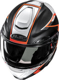 Casco Modulare Per Moto Hjc Rpha 91 Carbon P.I.M. Evo Carbon (Carbon Fiber) Mc6Hsf Lagos Taglia 11 Xxl