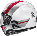 Casco Modulare Per Moto Hjc Rpha 91 P.I.M. Evo (Carbon-Aramid/Fiberglass/Natural Fiber) Mc1 Fensh Taglia 09 L