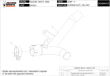 Tubo Di Raccordo Non Catalizzato - Mivv Compatibile Con Suzuki Gsx-R 1000 (2009-2011)