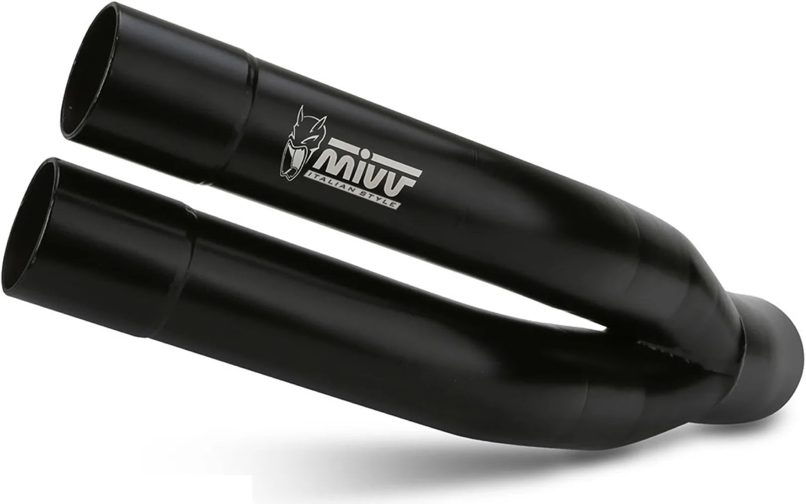 Terminale Di Scarico Con Omologazione Suono Double Gun Inox Nero - Mivv Compatibile Con Suzuki Gladius (2009-2015)