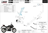 Impianto Di Scarico Completo Non Catalizzato E Senza Omologazione Suono Mk3 Inox - Mivv Compatibile Con Suzuki Gsx-S 125 (2017-2020)